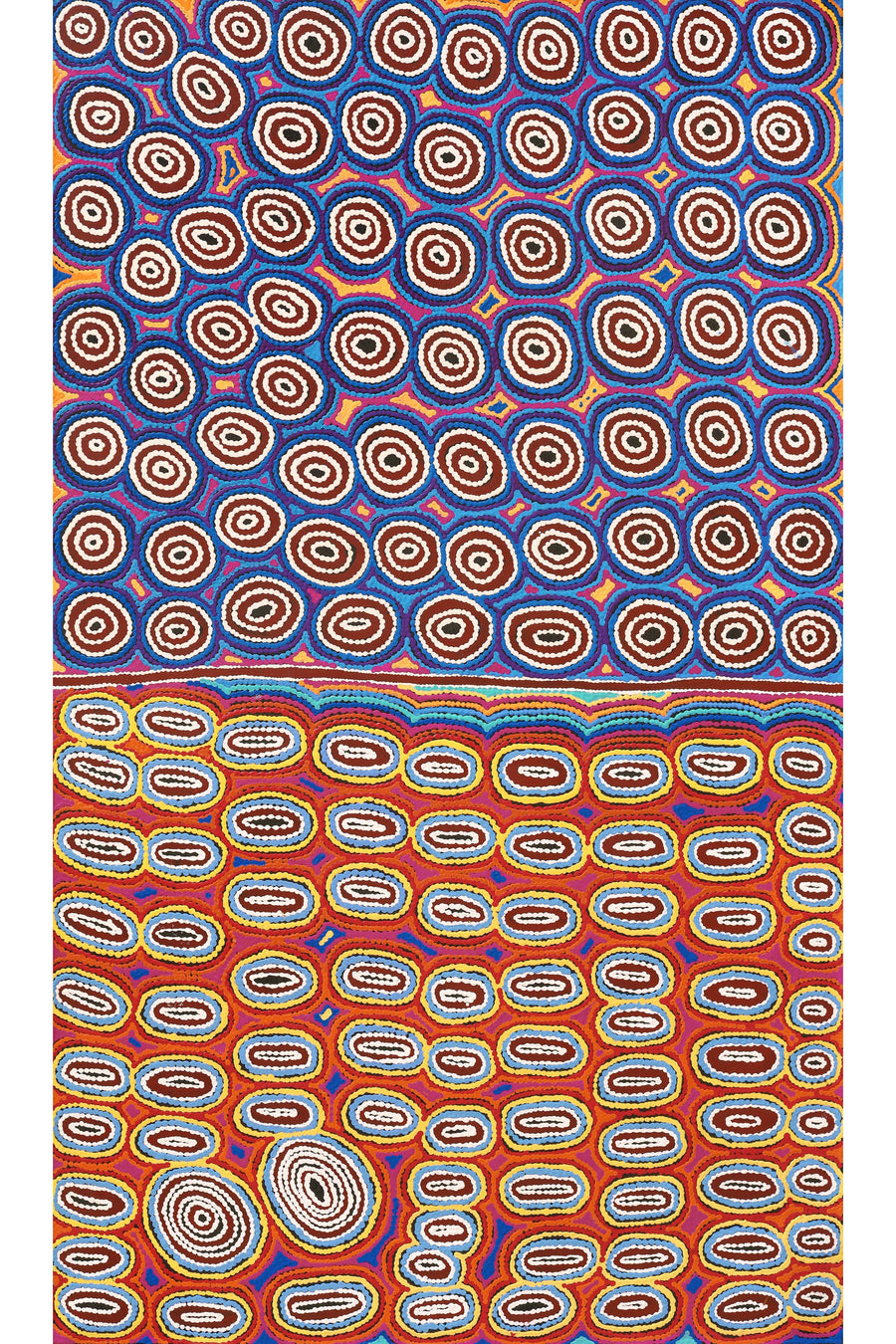 Aboriginal Artwork by Antonia Napangardi Michaels, Lappi Lappi Jukurrpa, 183x107cm
