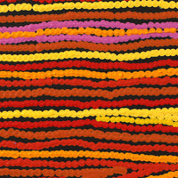 Aboriginal Artwork by Antonia Napangardi Michaels, Lappi Lappi Jukurrpa, 30x30cm