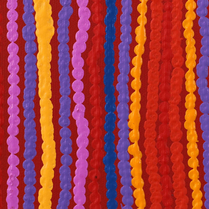 Aboriginal Artwork by Antonia Napangardi Michaels, Lappi Lappi Jukurrpa, 30x30cm