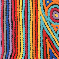 Aboriginal Artwork by Antonia Napangardi Michaels, Lappi Lappi Jukurrpa, 30x30cm
