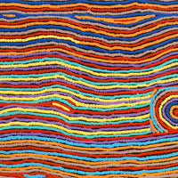 Aboriginal Artwork by Antonia Napangardi Michaels, Lappi Lappi Jukurrpa, 107x91cm