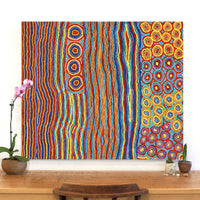 Aboriginal Artwork by Antonia Napangardi Michaels, Lappi Lappi Jukurrpa, 107x91cm