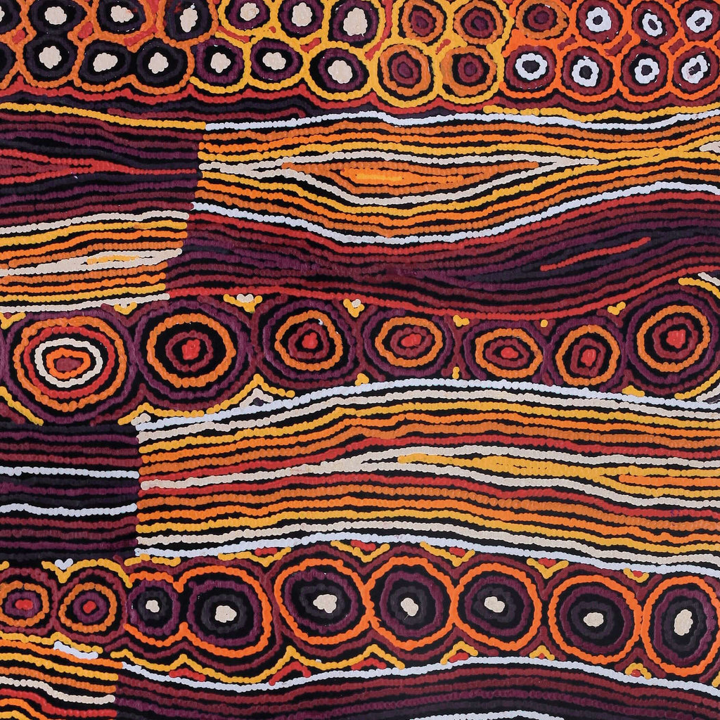 Aboriginal Artwork by Antonia Napangardi Michaels, Lappi Lappi Jukurrpa, 152x107cm