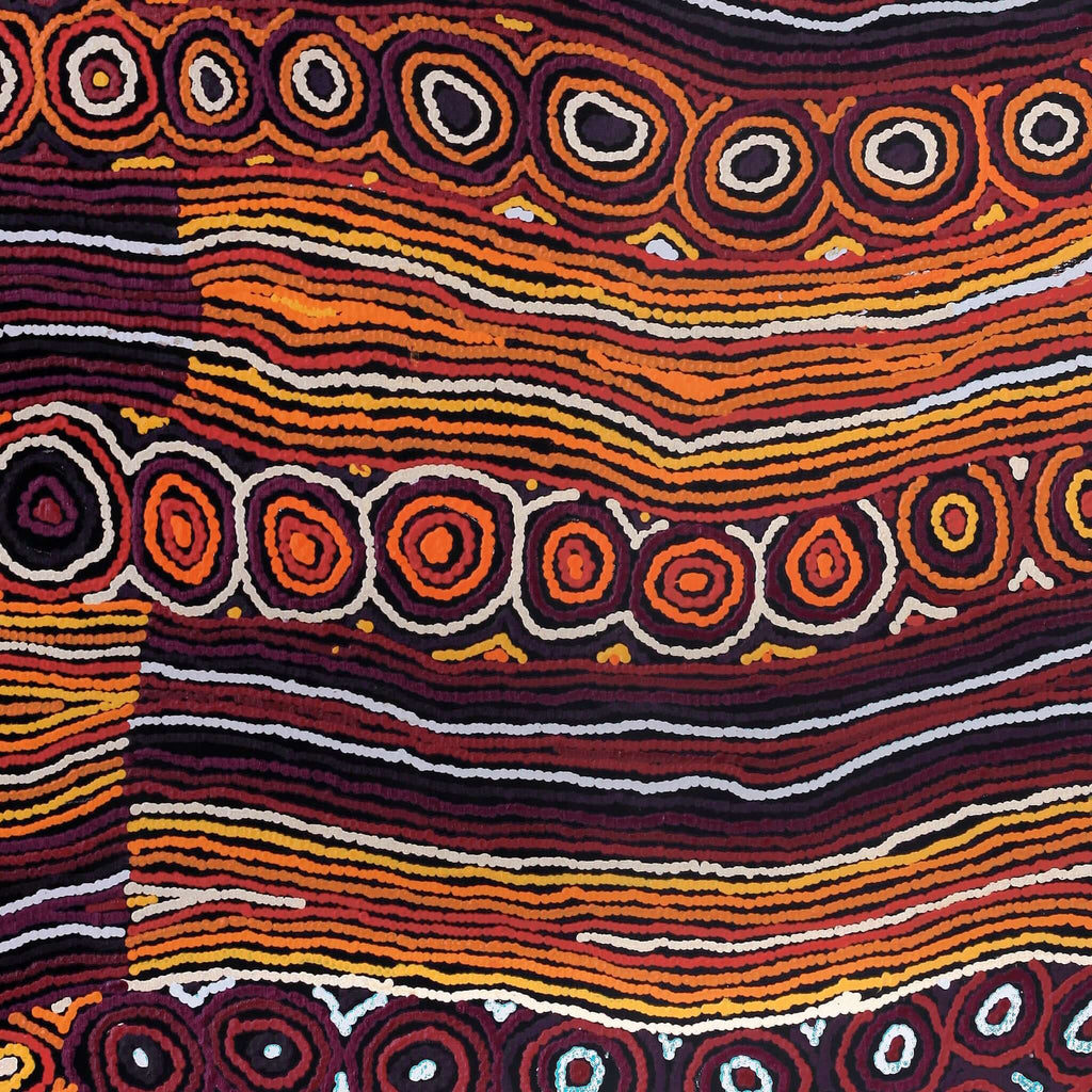 Aboriginal Artwork by Antonia Napangardi Michaels, Lappi Lappi Jukurrpa, 152x107cm