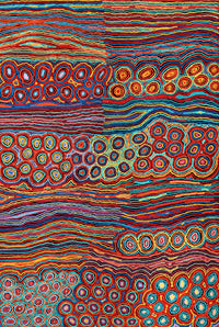 Aboriginal Artwork by Antonia Napangardi Michaels, Lappi Lappi Jukurrpa, 182x122cm