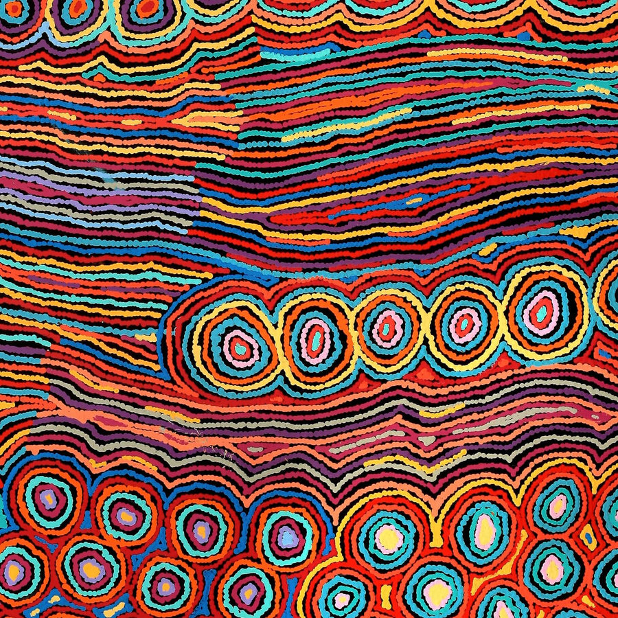 Aboriginal Artwork by Antonia Napangardi Michaels, Lappi Lappi Jukurrpa, 182x122cm