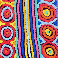 Aboriginal Artwork by Antonia Napangardi Michaels, Lappi Lappi Jukurrpa, 30x30cm