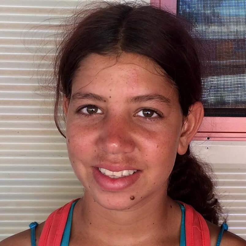 Aboriginal Artwork by Antonia Napangardi Michaels, Lappi Lappi Jukurrpa, 30x30cm