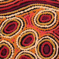 Aboriginal Artwork by Antonia Napangardi Michaels, Lappi Lappi Jukurrpa, 30x30cm