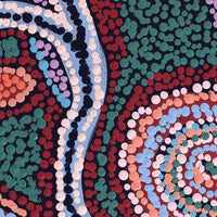 Aboriginal Artwork by Audrey Brumby, Ngura Nganampa, 120x60cm
