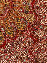 Aboriginal Artwork by Audrey Brumby, Ngura Nganampa, 80x60cm