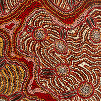 Aboriginal Artwork by Audrey Brumby, Ngura Nganampa, 80x60cm