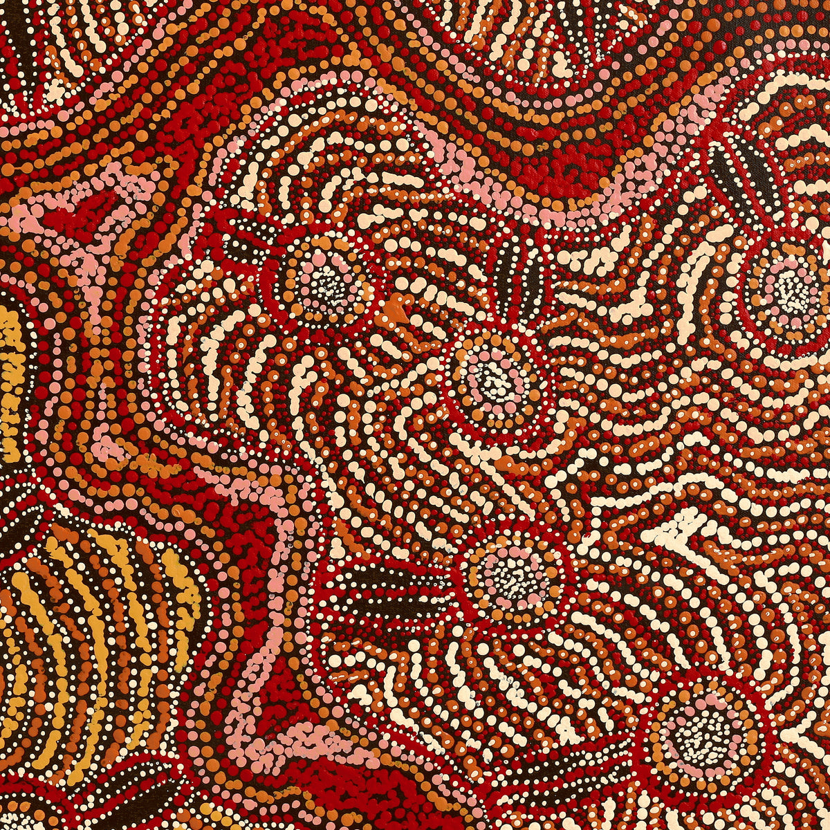 Aboriginal Art by Audrey Brumby, Ngura Nganampa, 80x60cm - ART ARK®