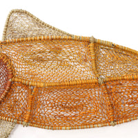 Aboriginal Artwork by Audrey Marrday, Gapuwiyak - Woven Fish 105x36cm