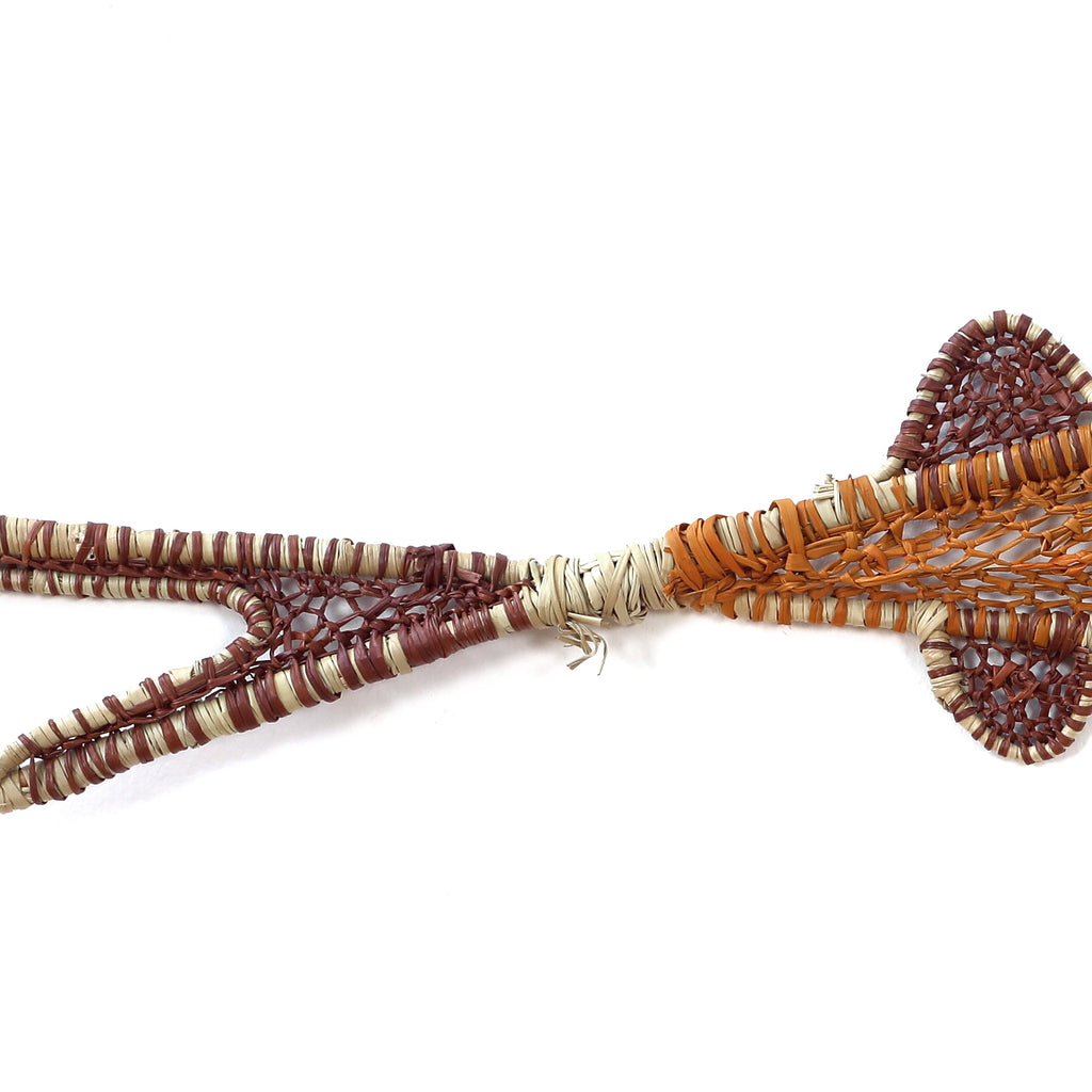 Aboriginal Artwork by Audrey Marrday, Gapuwiyak - Woven Fish 96x30cm