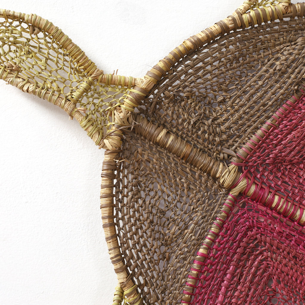 Aboriginal Artwork by Audrey Marrday, Madalaytj (Short-necked turtle) Weaving, 100x61cm