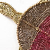 Aboriginal Artwork by Audrey Marrday, Madalaytj (Short-necked turtle) Weaving, 100x61cm
