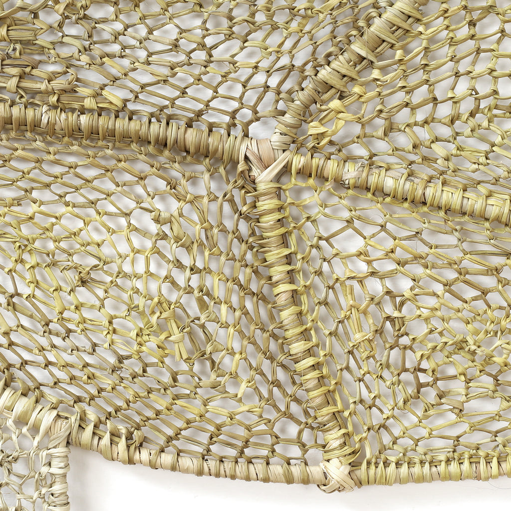 Aboriginal Artwork by Audrey Marrday, Nyangura (Long necked turtle) Weaving, 96x43cm