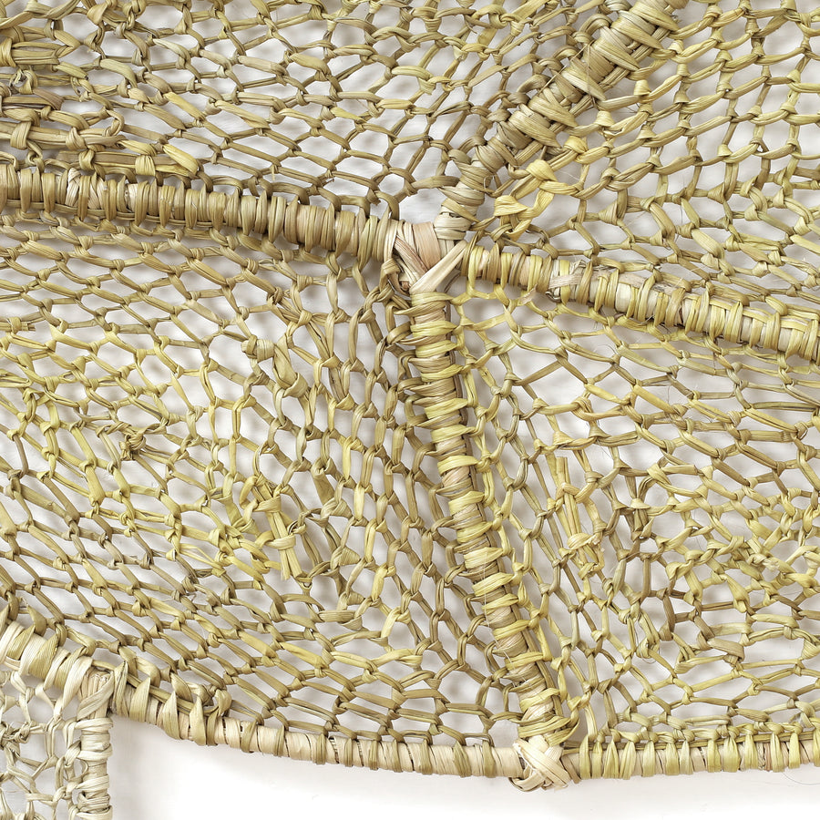 Aboriginal Artwork by Audrey Marrday, Nyangura (Long necked turtle) Weaving, 96x43cm