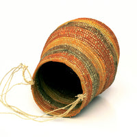 Aboriginal Artwork by Margaret Bidingal Bambalarra, Gapuwiyak - Woven Dilly Bag