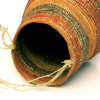 Aboriginal Artwork by Margaret Bidingal Bambalarra, Gapuwiyak - Woven Dilly Bag