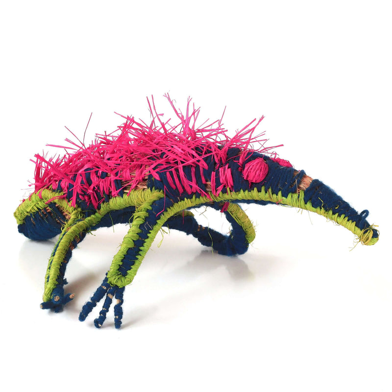 Aboriginal Artwork by Barbara Lane - Echidna Tjanpi Sculpture