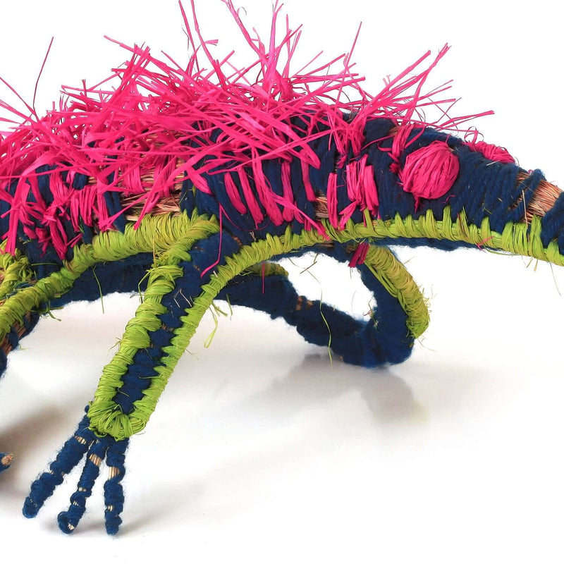 Aboriginal Artwork by Barbara Lane - Echidna Tjanpi Sculpture