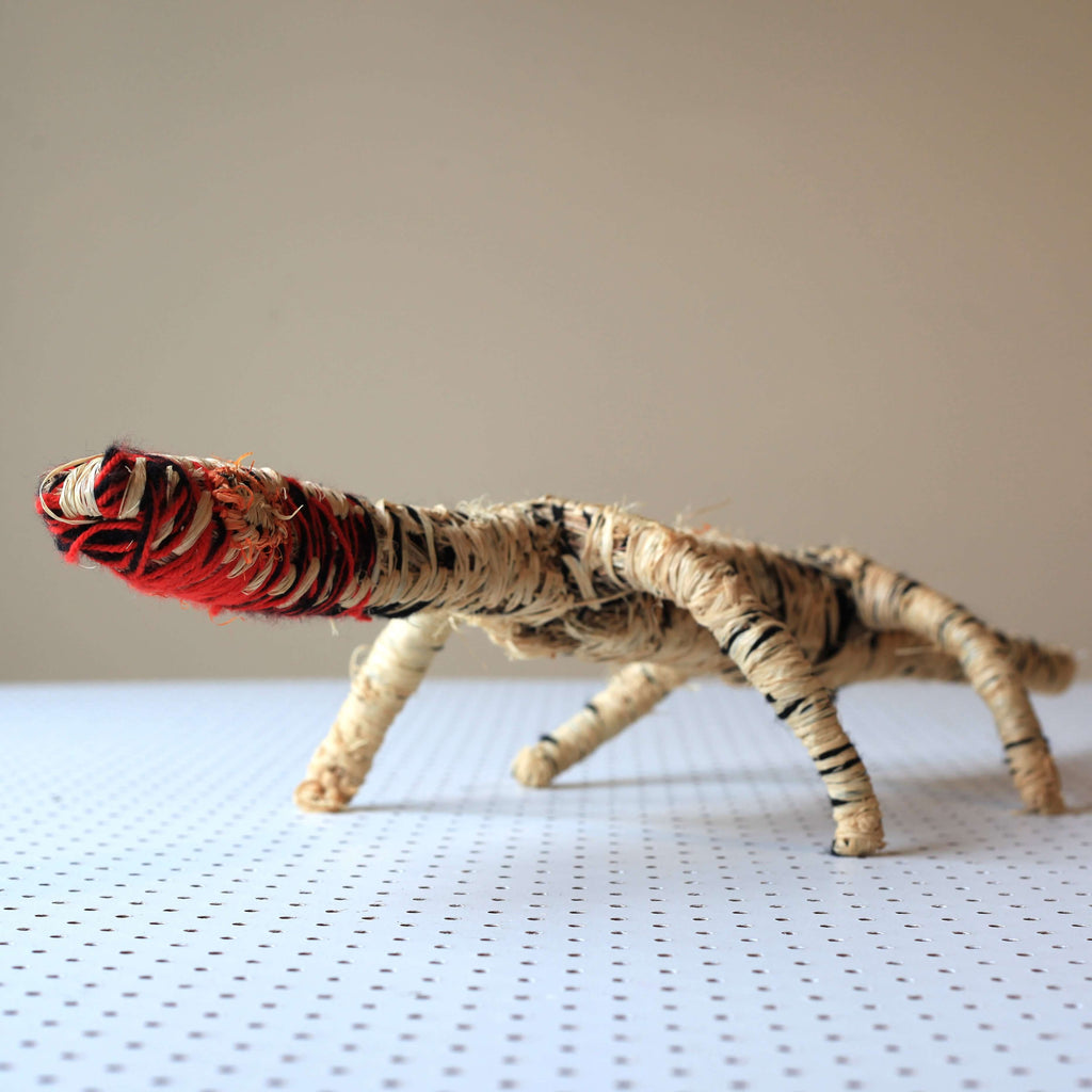 Aboriginal Artwork by Barbara Lane - Tjanpi Tinka (goanna) Sculpture