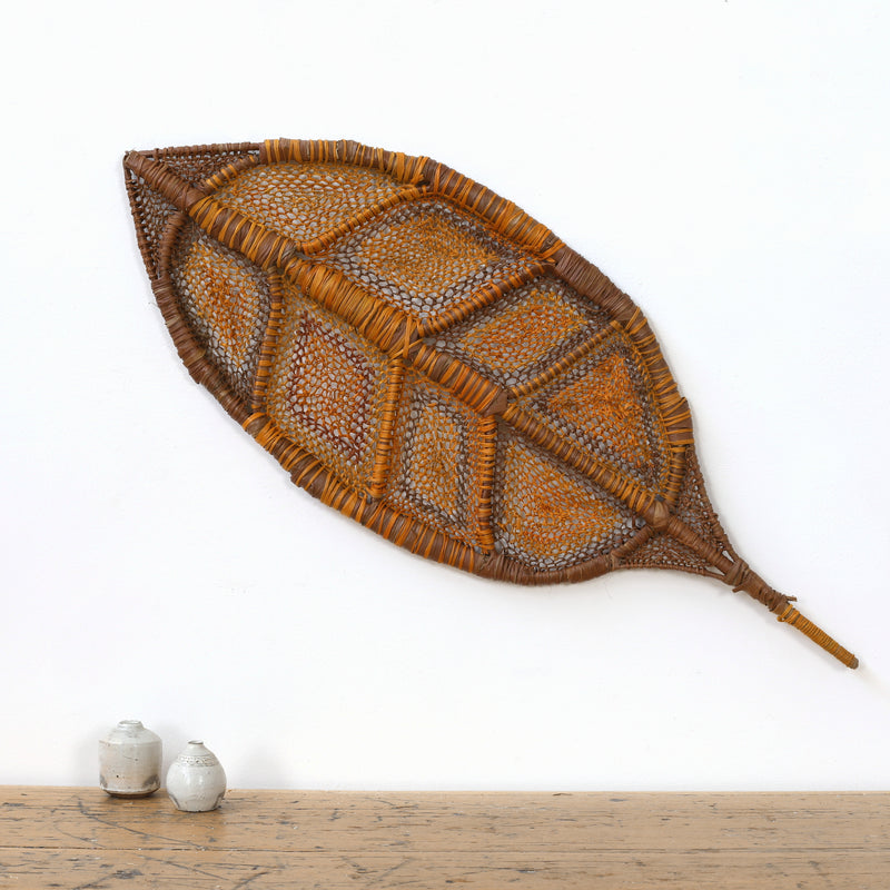Aboriginal Artwork by Basma Nulla, Stingray, 80x31cm