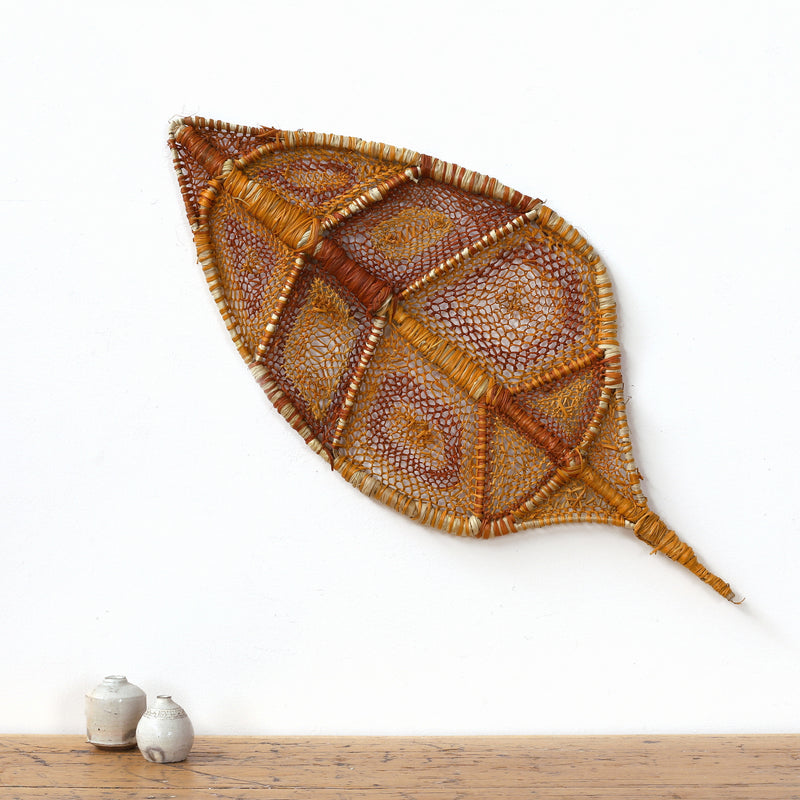Aboriginal Artwork by Basma Nulla, Stingray, 69x31cm