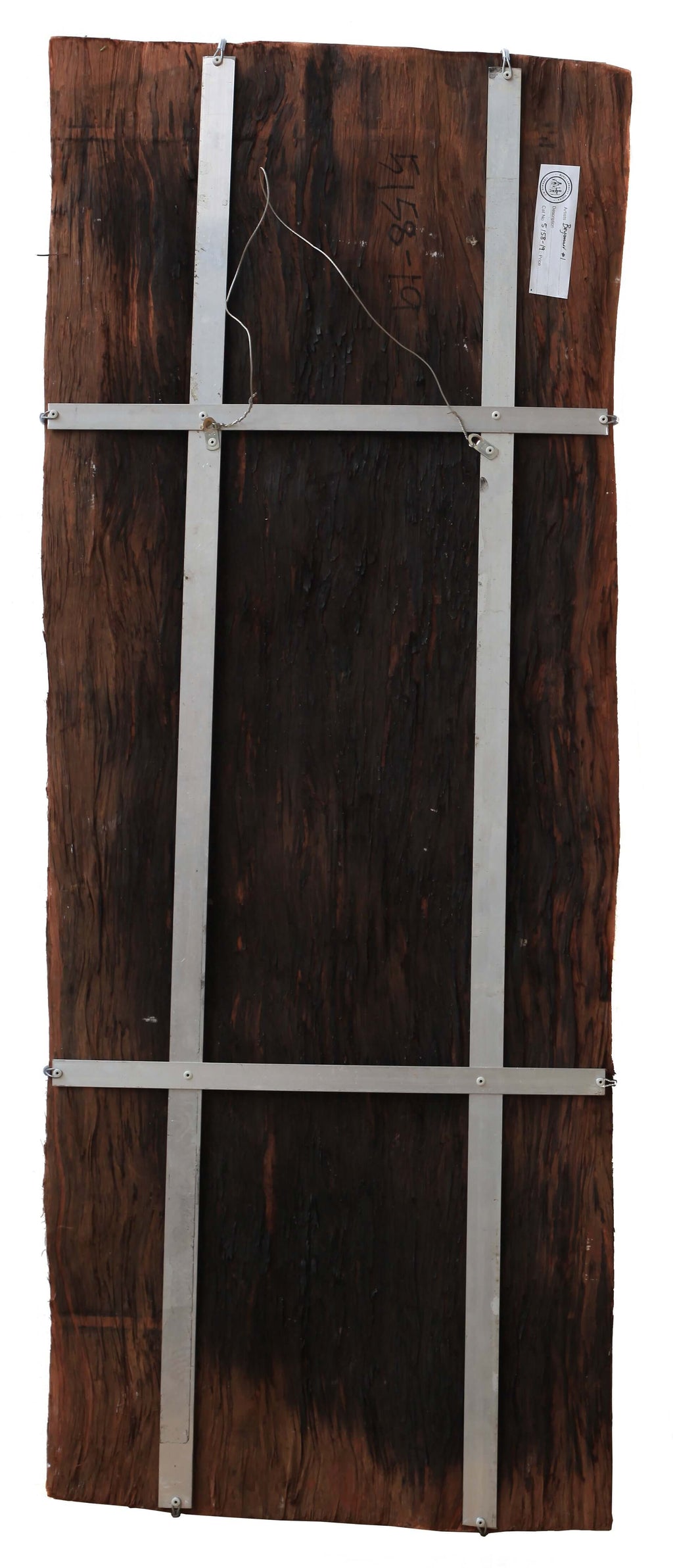 Aboriginal Artwork by Beyamarr #1 Munuŋgurr, Ganybu, 111x45cm Bark