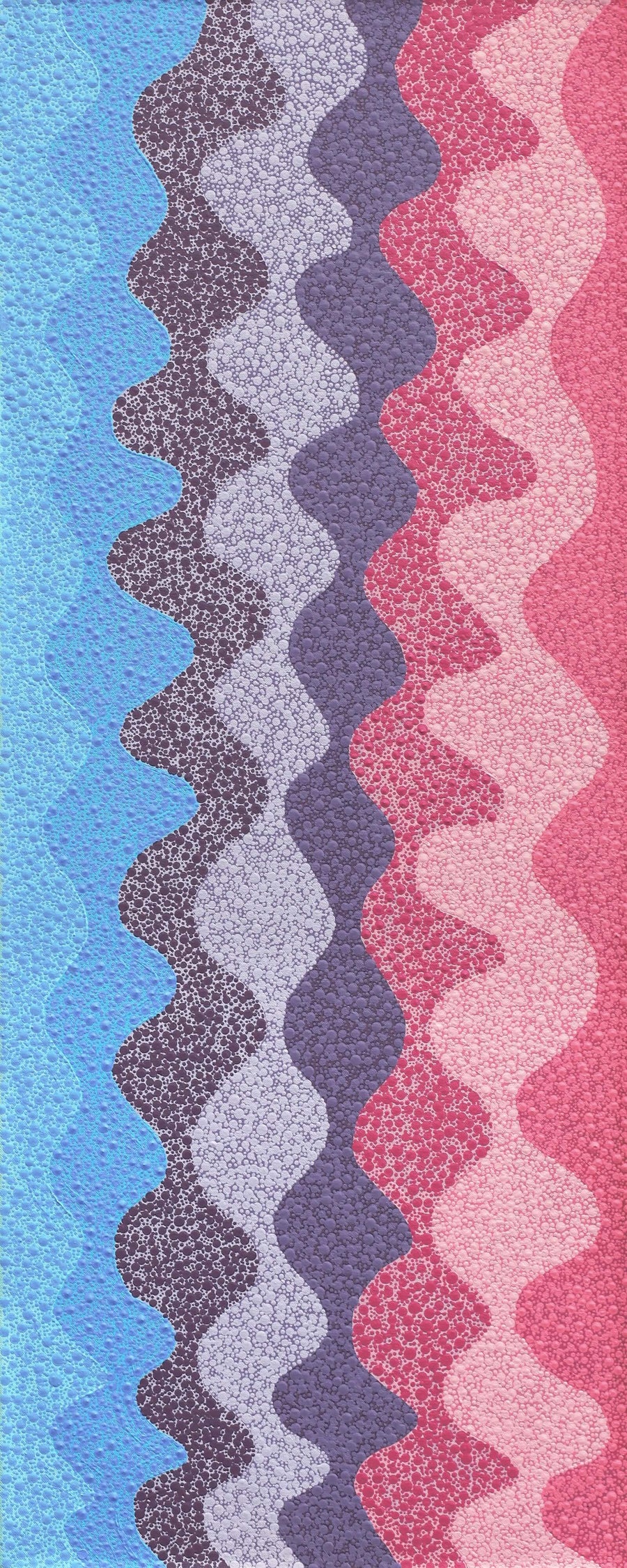 Aboriginal Artwork by Benisa Marks, Tali at Kalipinpa, 100x40cm