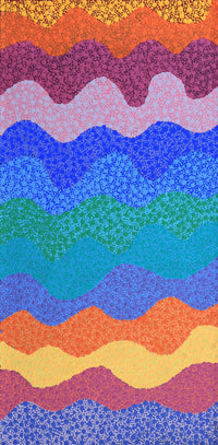 Aboriginal Artwork by Benisa Marks, Tali at Kalipinpa, 61x30cm