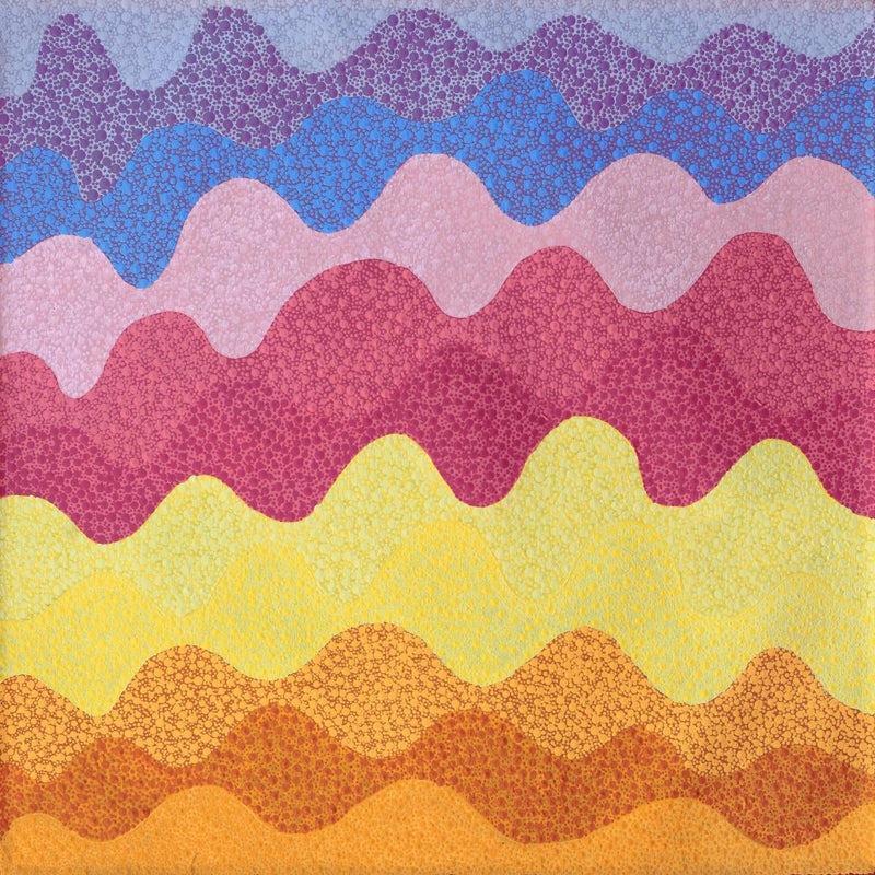 Aboriginal Artwork by Benisa Marks, Tali at Kalipinpa, 60x60cm