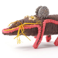 Aboriginal Artwork by Bernadine Smith - Mouse Tjanpi Sculpture