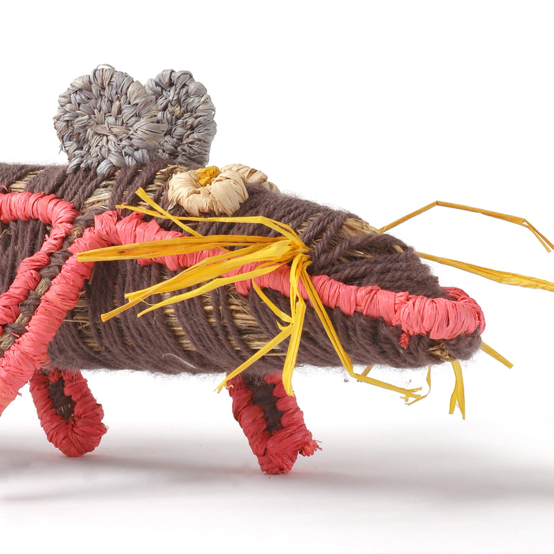 Aboriginal Artwork by Bernadine Smith - Mouse Tjanpi Sculpture