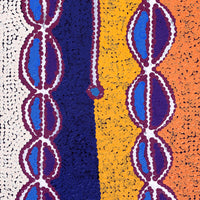 Aboriginal Artwork by Bernard Japanangka Watson, Pamapardu Jukurrpa - Warntungurru, 107x46cm