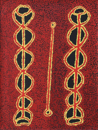 Aboriginal Artwork by Bernard Japanangka Watson, Pamapardu Jukurrpa - Warntungurru, 61x46cm