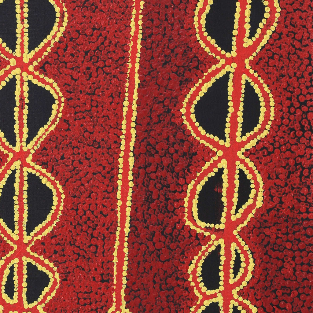 Aboriginal Artwork by Bernard Japanangka Watson, Pamapardu Jukurrpa - Warntungurru, 61x46cm - ART ARK®