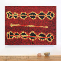 Aboriginal Artwork by Bernard Japanangka Watson, Pamapardu Jukurrpa - Warntungurru, 61x46cm