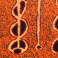 Aboriginal Artwork by Bernard Japanangka Watson, Pamapardu Jukurrpa - Warntungurru, 30x30cm