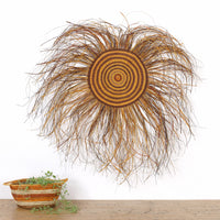 Aboriginal Artwork by Betty Guyula Gurrputukpuy - Woven Mat - 110cm