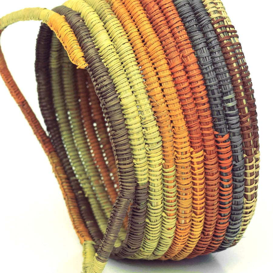 Aboriginal Artwork by Betty Guyula Gurraputukpuy, Gapuwiyak - Woven Basket