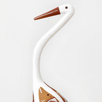 Aboriginal Artwork by Bob Ali, Gomarla (Egret bird) Sculpture, 61cm