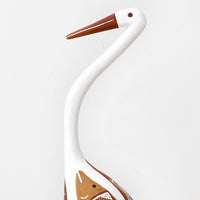 Aboriginal Art by Bob Ali, Gomarla (Egret bird) Sculpture, 61cm - ART ARK®