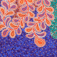 Aboriginal Artwork by Brenda Punytjina Armstrong, Kaliny-kalinypa / Ultukunpa Jukurrpa - Honey Grevillea Dreaming, 107x46cm