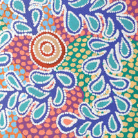Aboriginal Artwork by Brenda Punytjina Armstrong, Kaliny-kalinypa / Ultukunpa Jukurrpa - Honey Grevillea Dreaming, 30x30cm