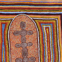 Aboriginal Artwork by Bundie Rowe, Untitled, 165x122cm