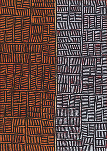 Aboriginal Artwork by Carol Nampijinpa Larry, Karnta Jukurrpa (Womens Dreaming), 107x76cm - ART ARK®
