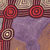 Aboriginal Artwork by Carol Nampijinpa Larry, Karnta Jukurrpa (Womens Dreaming), 122x107cm